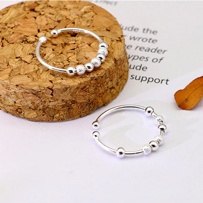 Anillo Antiestrés Plata 925 - Olivia