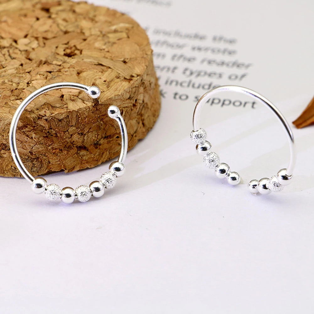 Anillo Antiestrés Plata 925 - Olivia