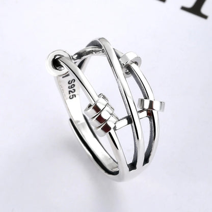 Anillo Antiestrés Plata 925 - Amelia