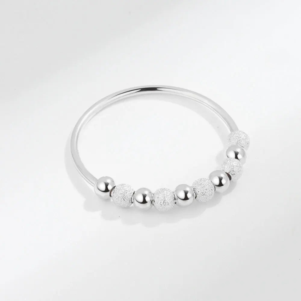 Anillo Antiestrés Plata 925- Jacinta