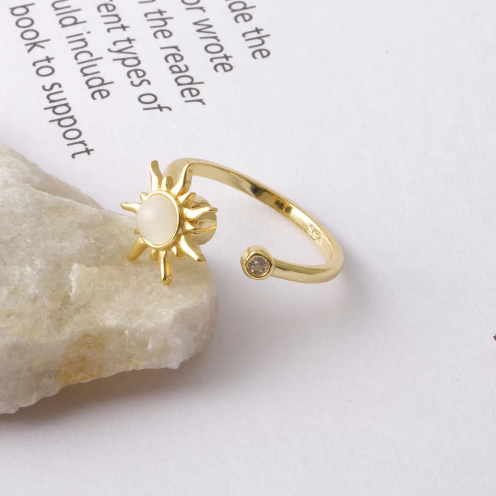 Anillo Antiestrés Plata 925 - Violeta