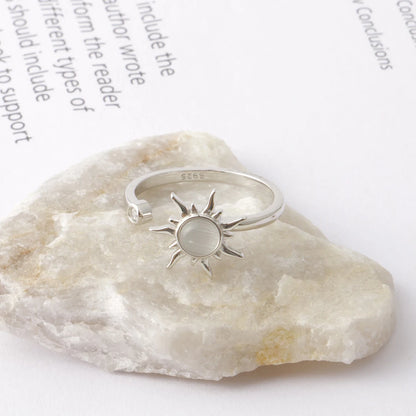 Anillo Antiestrés Plata 925 - Violeta