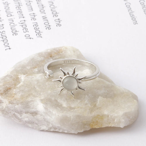 Anillo Antiestrés Plata 925 - Violeta