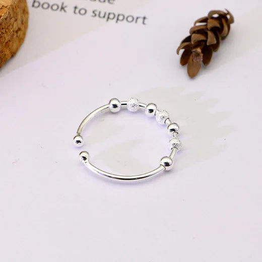 Anillo Antiestrés Plata 925 - Olivia