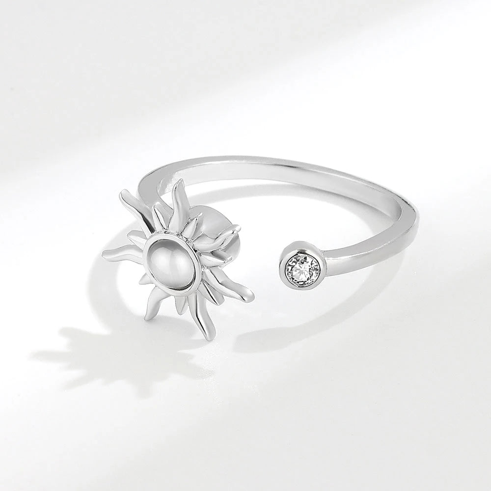 Anillo Antiestrés Plata 925 - Violeta