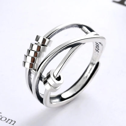 Anillo Antiestrés Plata 925 - Amelia