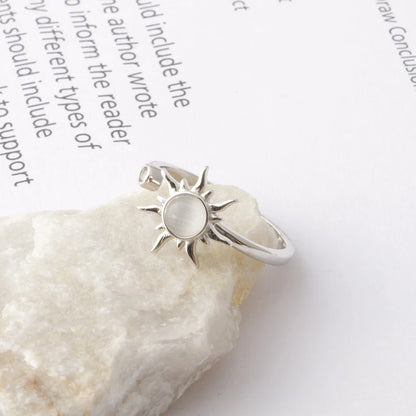 Anillo Antiestrés Plata 925 - Violeta