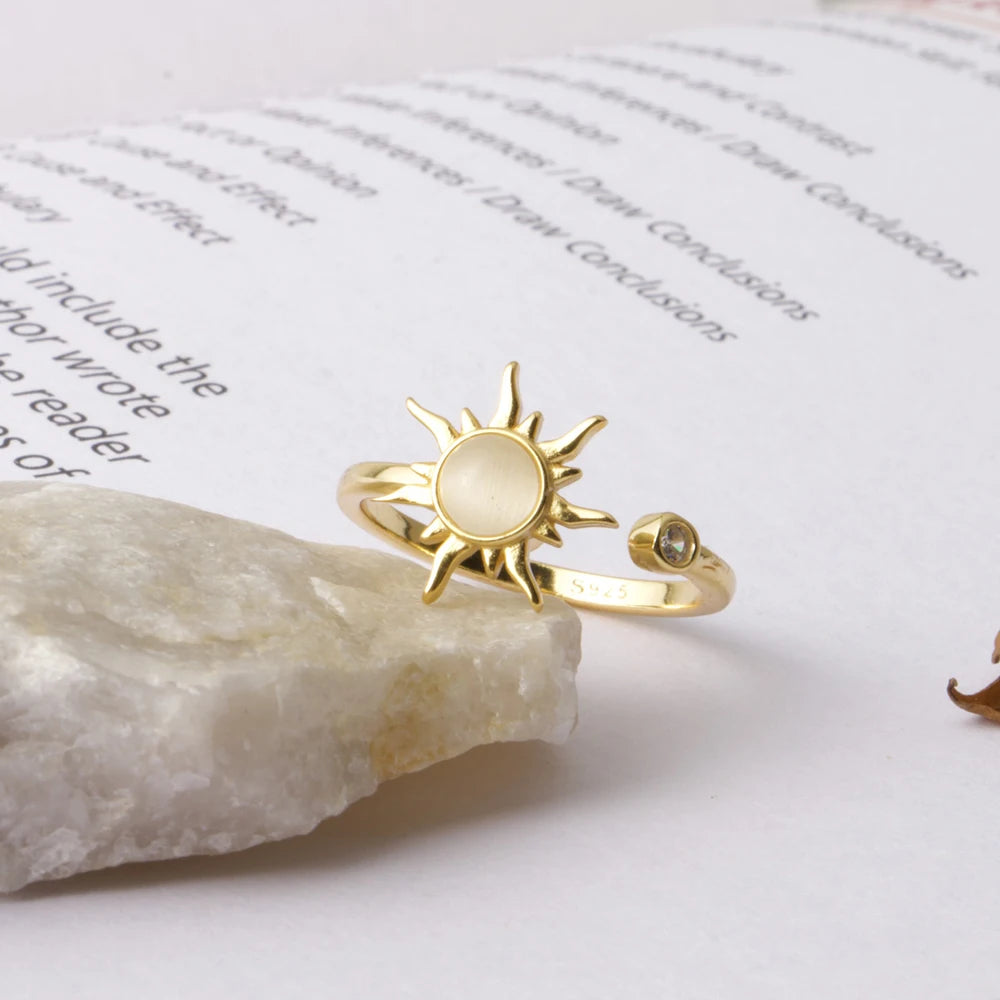 Anillo Antiestrés Plata 925 - Violeta