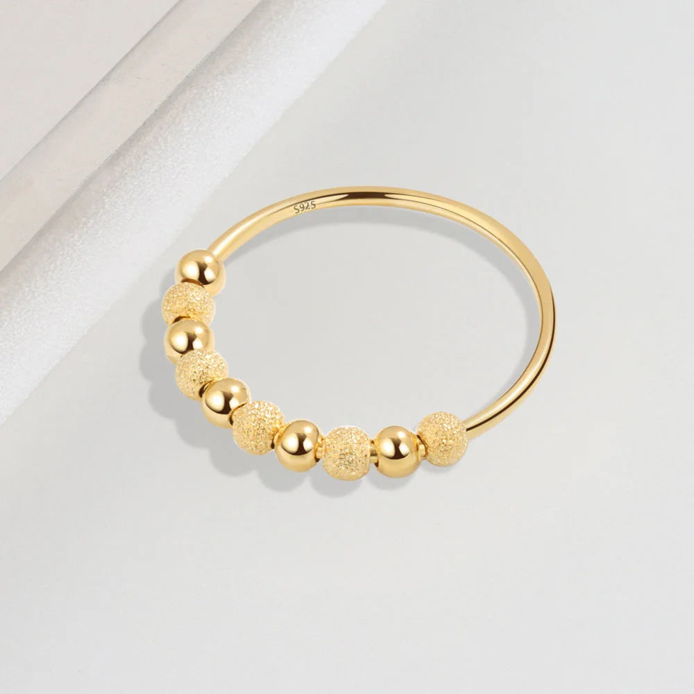 Anillo Antiestrés Plata 925- Jacinta