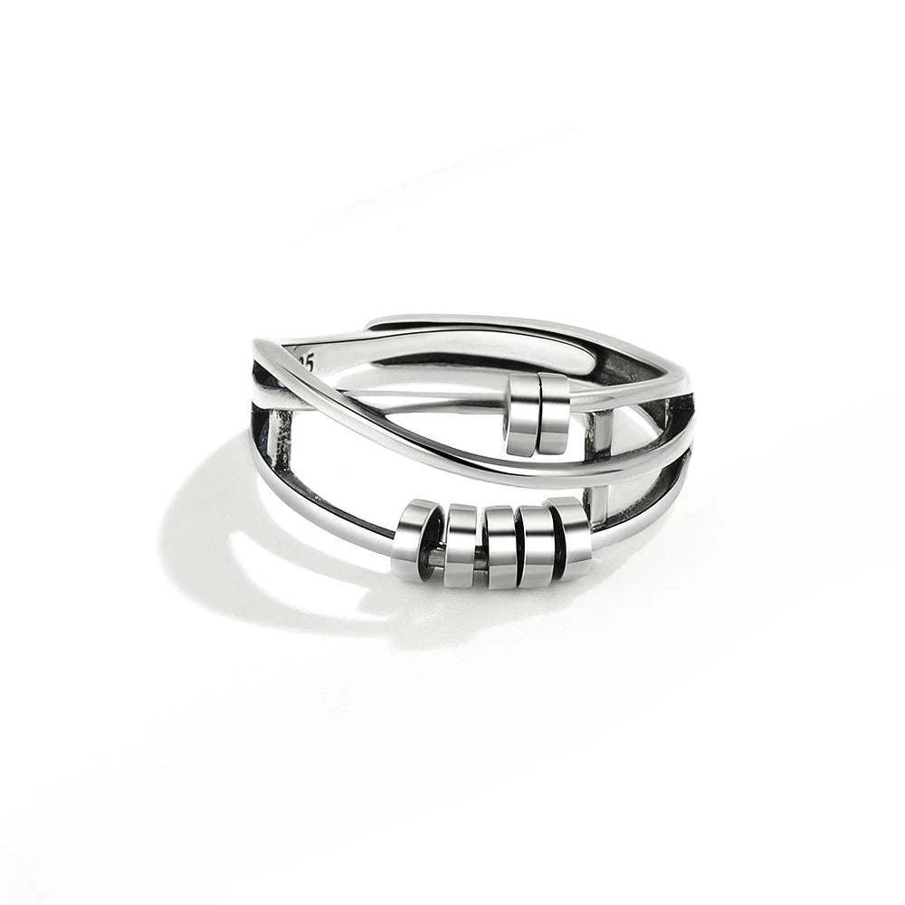 Anillo Antiestrés Plata 925 - Amelia