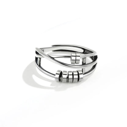 Anillo Antiestrés Plata 925 - Amelia